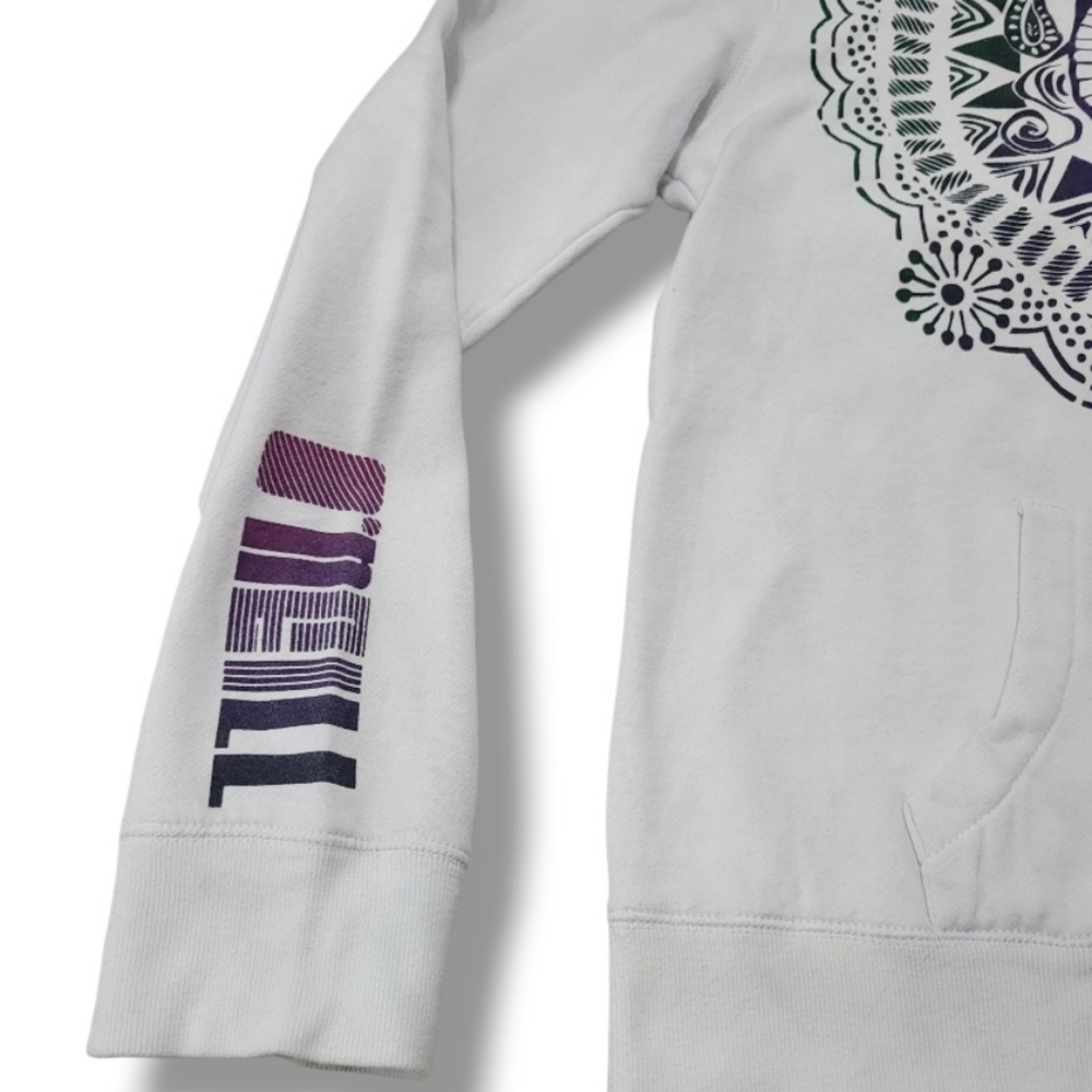 O'Neill Sweatshirt Size Large Y2k Surfer Girl Surf Culture Boho Chic With Flaws - Picture 7 of 13